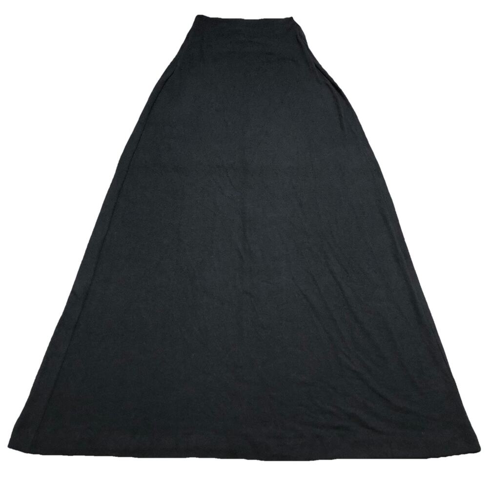 Leset LAUREN HIGH WAIST MAXI SKIRT Size Small Black MSRP 160$
